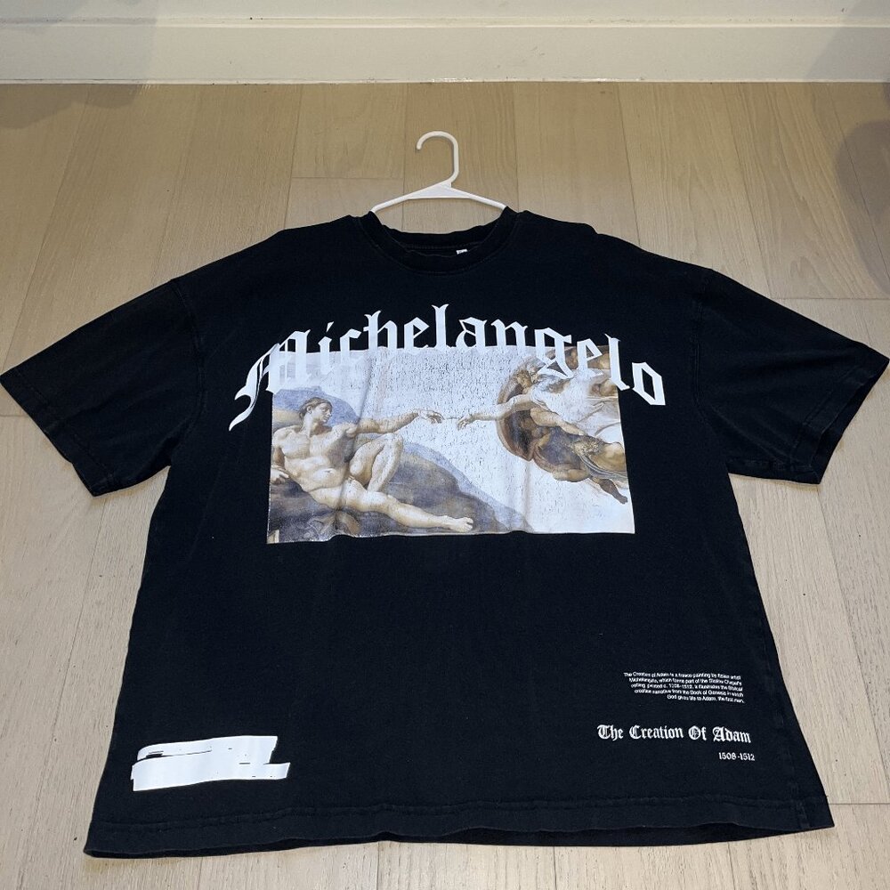 Michelangelo The Creation of Adam Tee